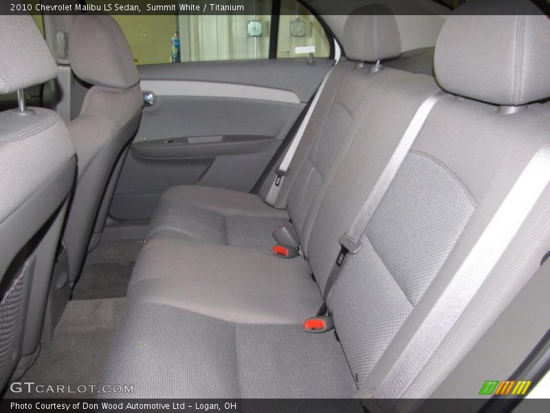 Summit White / Titanium 2010 Chevrolet Malibu LS Sedan
