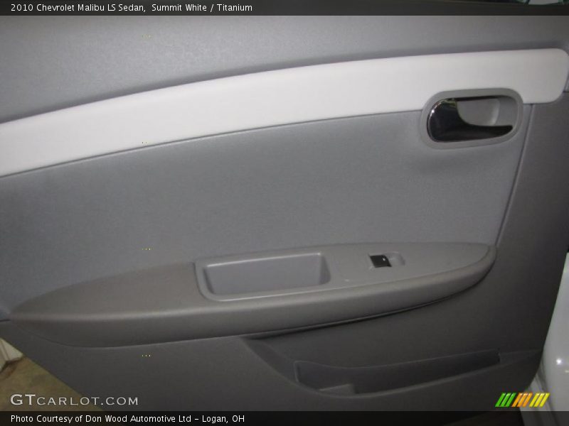 Summit White / Titanium 2010 Chevrolet Malibu LS Sedan