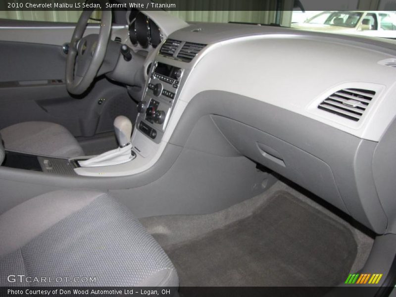 Summit White / Titanium 2010 Chevrolet Malibu LS Sedan