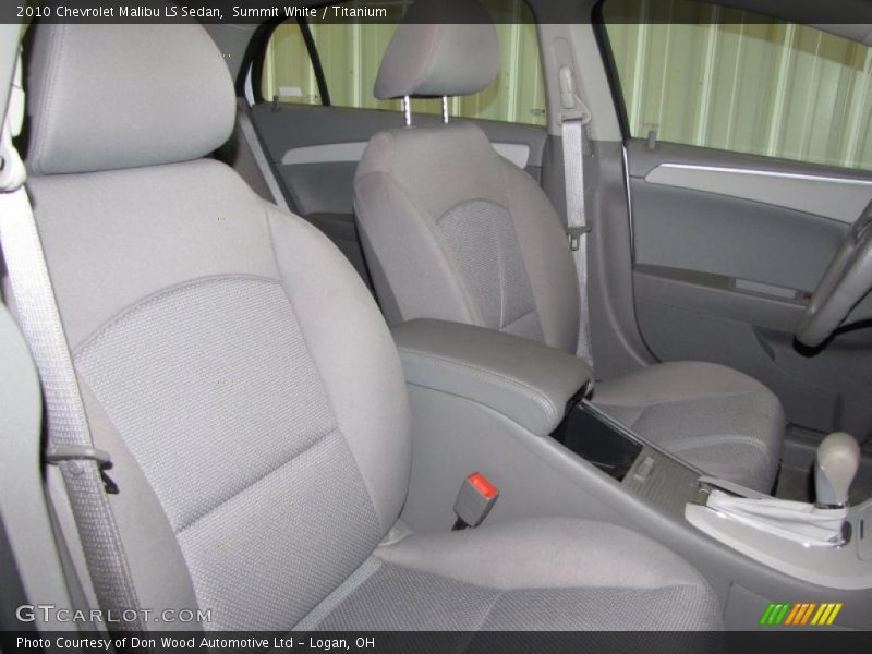 Summit White / Titanium 2010 Chevrolet Malibu LS Sedan