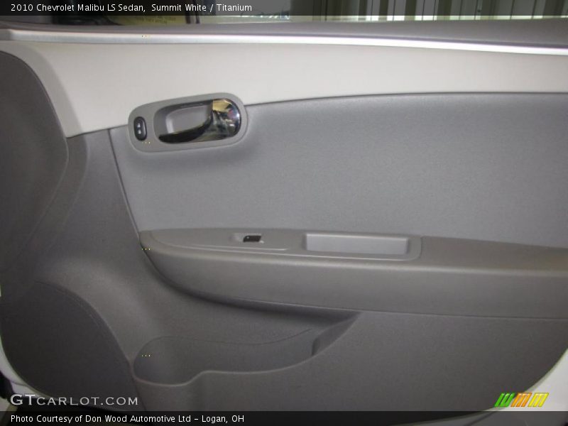 Summit White / Titanium 2010 Chevrolet Malibu LS Sedan