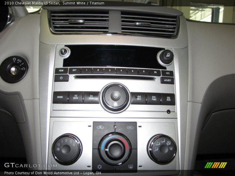 Summit White / Titanium 2010 Chevrolet Malibu LS Sedan