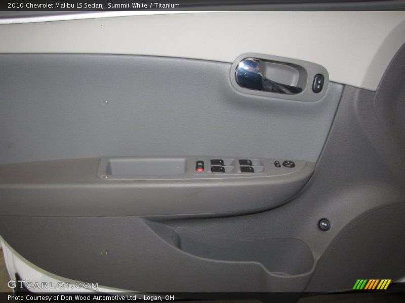 Summit White / Titanium 2010 Chevrolet Malibu LS Sedan