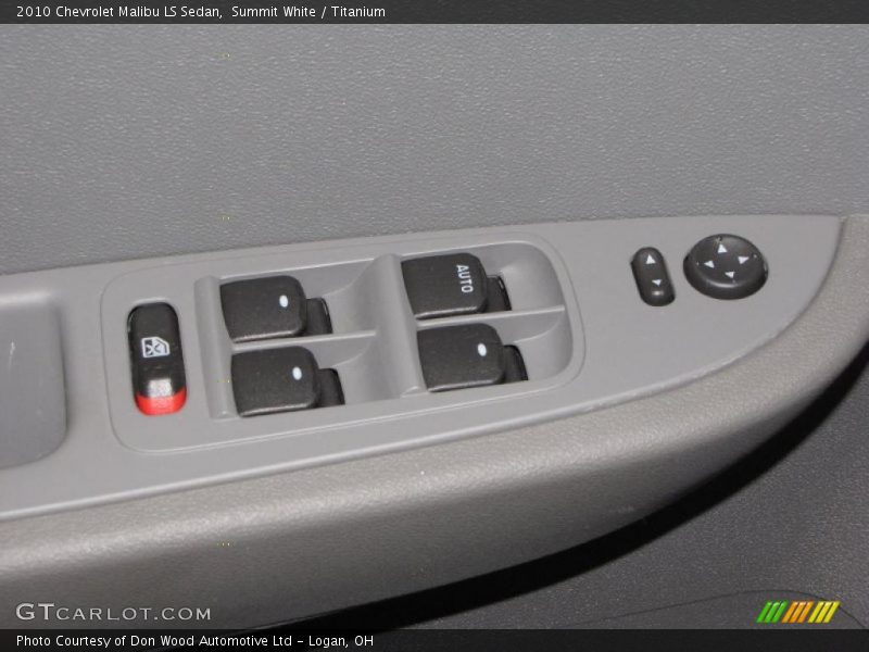 Summit White / Titanium 2010 Chevrolet Malibu LS Sedan
