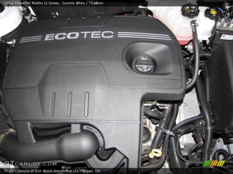 Summit White / Titanium 2010 Chevrolet Malibu LS Sedan
