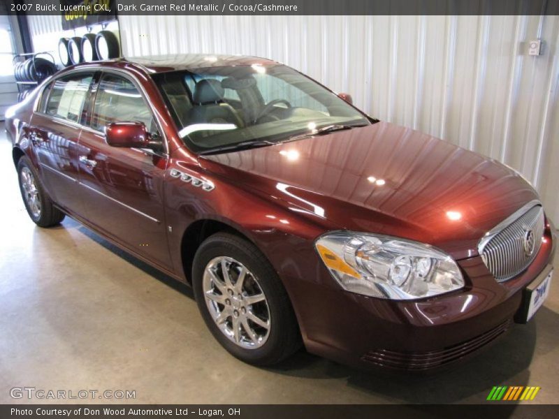 Dark Garnet Red Metallic / Cocoa/Cashmere 2007 Buick Lucerne CXL