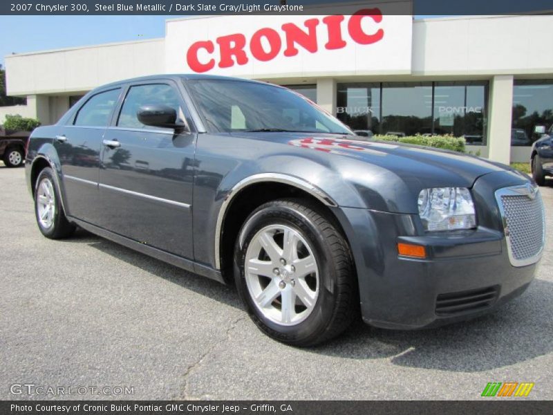 Steel Blue Metallic / Dark Slate Gray/Light Graystone 2007 Chrysler 300