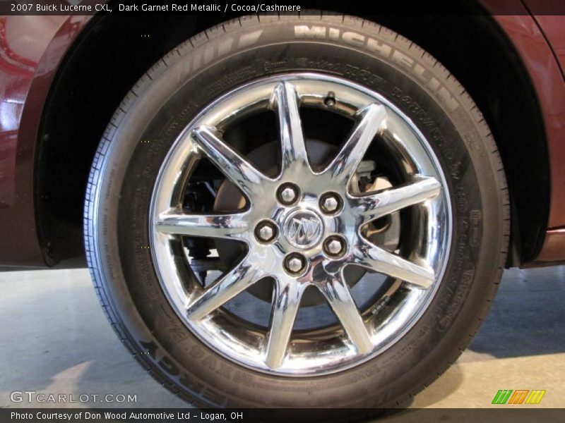 Dark Garnet Red Metallic / Cocoa/Cashmere 2007 Buick Lucerne CXL