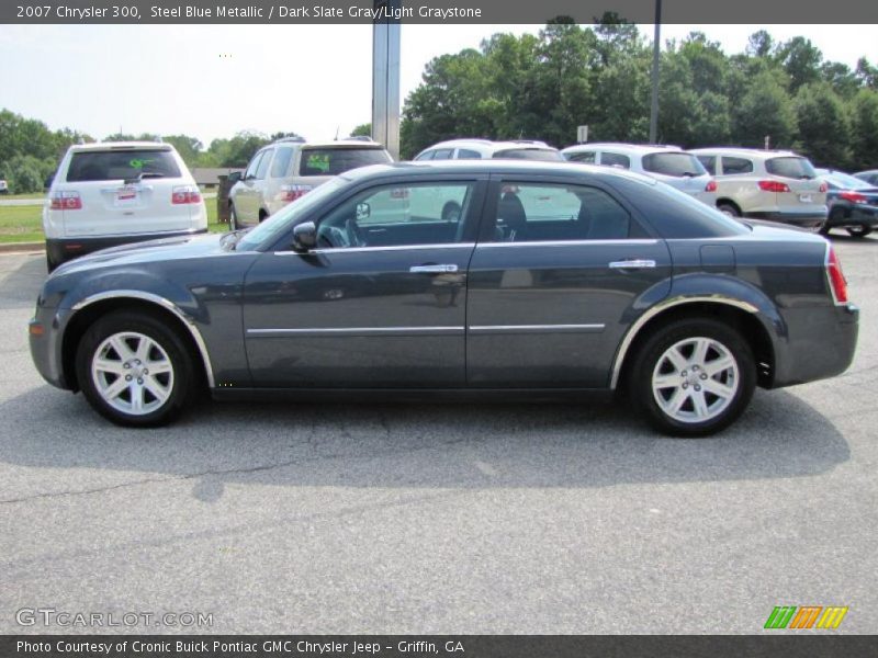 Steel Blue Metallic / Dark Slate Gray/Light Graystone 2007 Chrysler 300