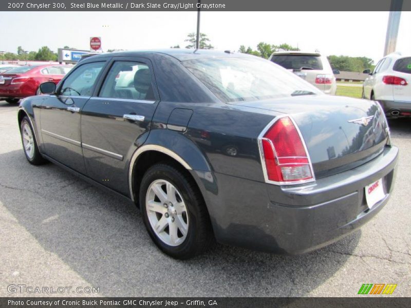 Steel Blue Metallic / Dark Slate Gray/Light Graystone 2007 Chrysler 300