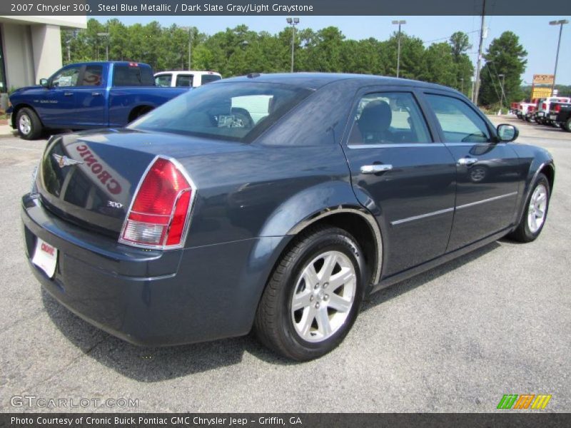 Steel Blue Metallic / Dark Slate Gray/Light Graystone 2007 Chrysler 300