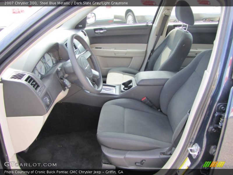 Steel Blue Metallic / Dark Slate Gray/Light Graystone 2007 Chrysler 300