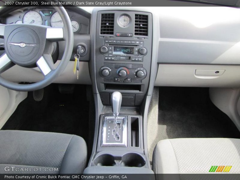 Steel Blue Metallic / Dark Slate Gray/Light Graystone 2007 Chrysler 300