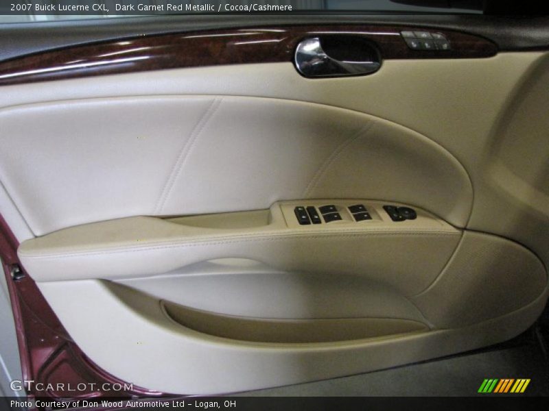 Dark Garnet Red Metallic / Cocoa/Cashmere 2007 Buick Lucerne CXL