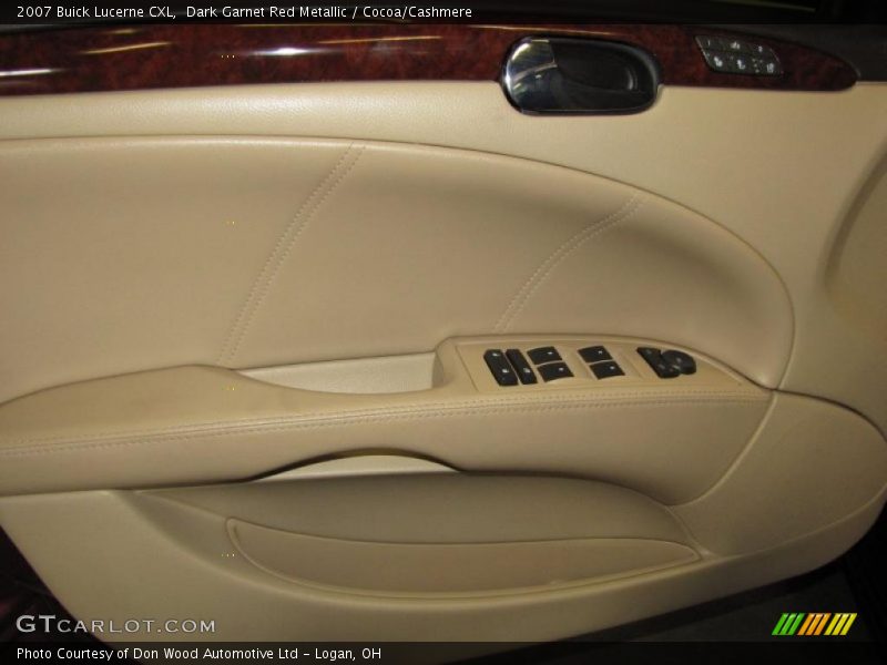 Dark Garnet Red Metallic / Cocoa/Cashmere 2007 Buick Lucerne CXL