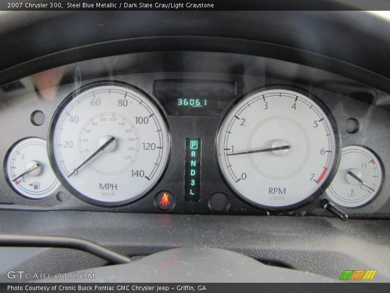 Steel Blue Metallic / Dark Slate Gray/Light Graystone 2007 Chrysler 300