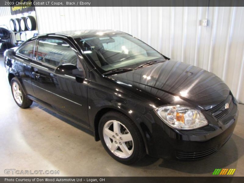 Black / Ebony 2009 Chevrolet Cobalt LT Coupe