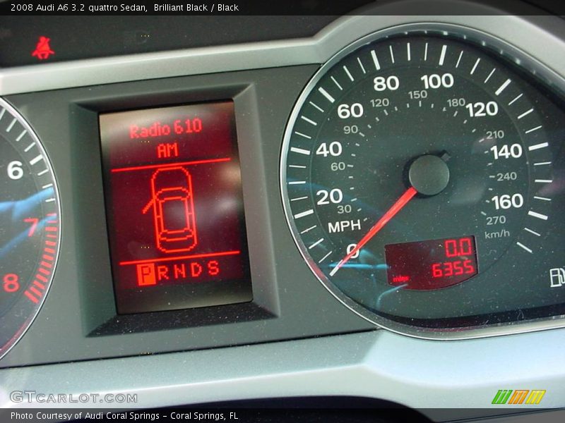 Brilliant Black / Black 2008 Audi A6 3.2 quattro Sedan