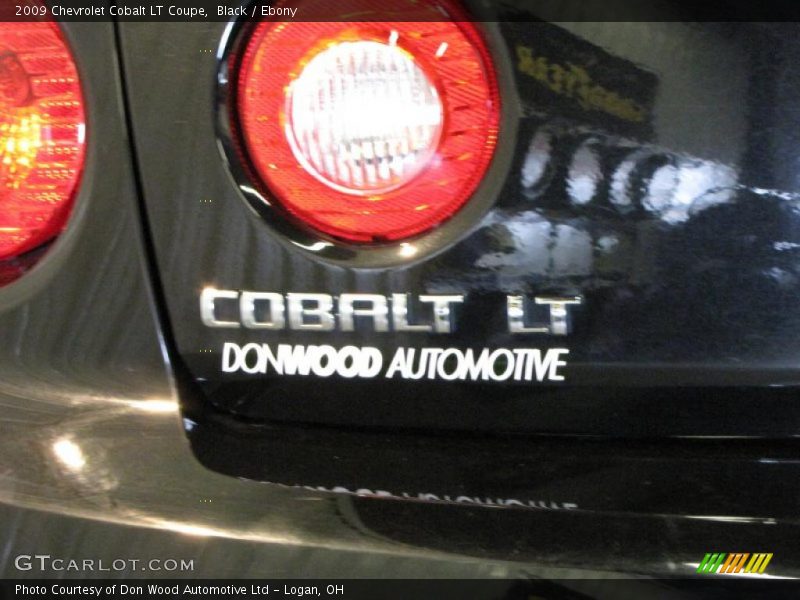 Black / Ebony 2009 Chevrolet Cobalt LT Coupe