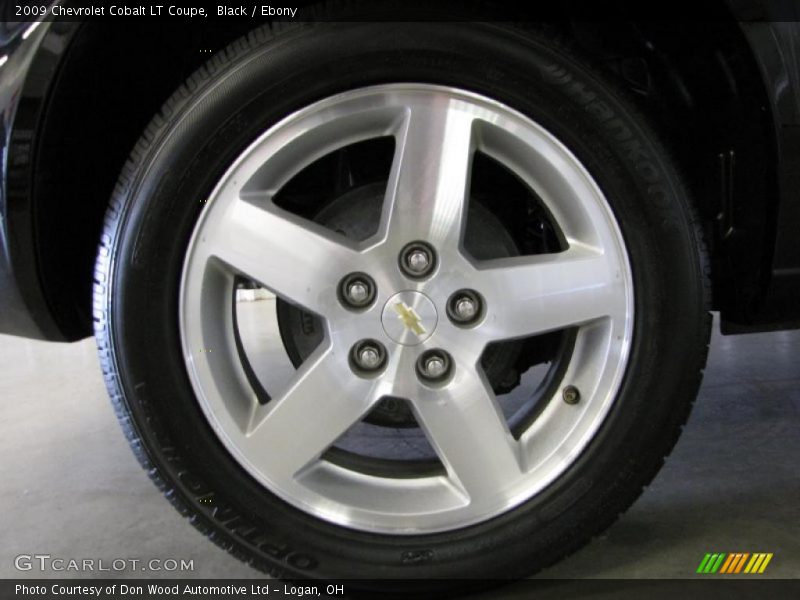 Black / Ebony 2009 Chevrolet Cobalt LT Coupe