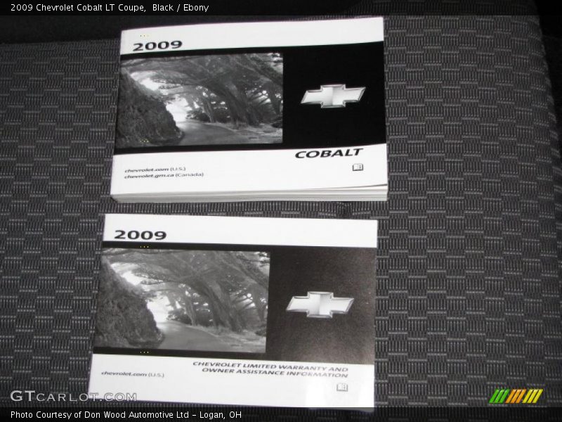 Black / Ebony 2009 Chevrolet Cobalt LT Coupe