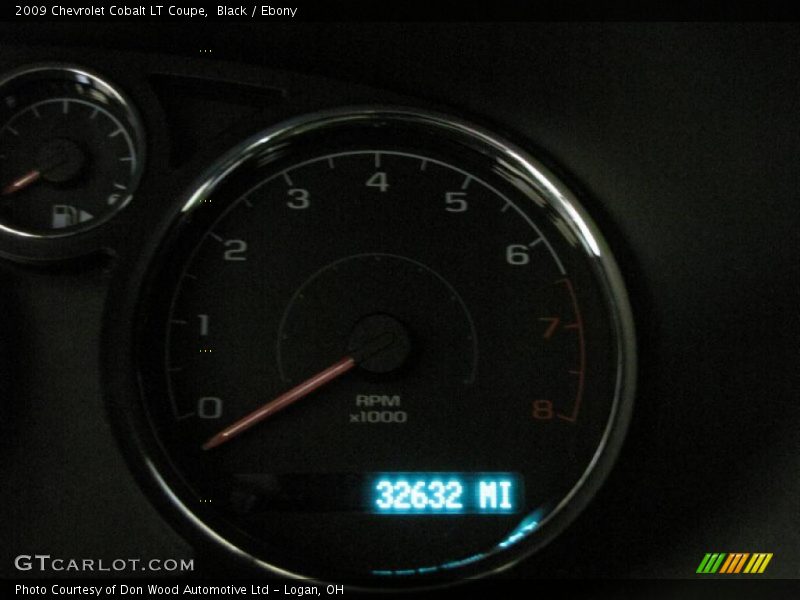 Black / Ebony 2009 Chevrolet Cobalt LT Coupe