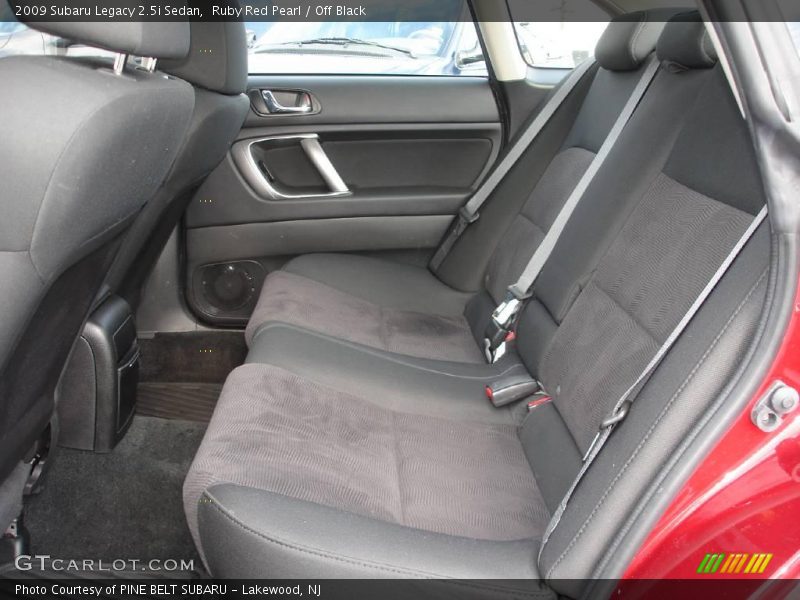 Ruby Red Pearl / Off Black 2009 Subaru Legacy 2.5i Sedan