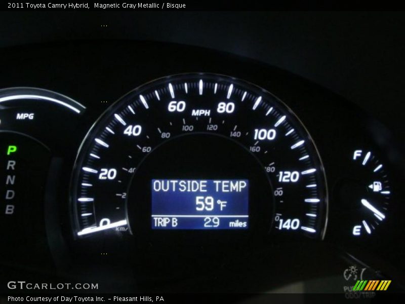 Magnetic Gray Metallic / Bisque 2011 Toyota Camry Hybrid