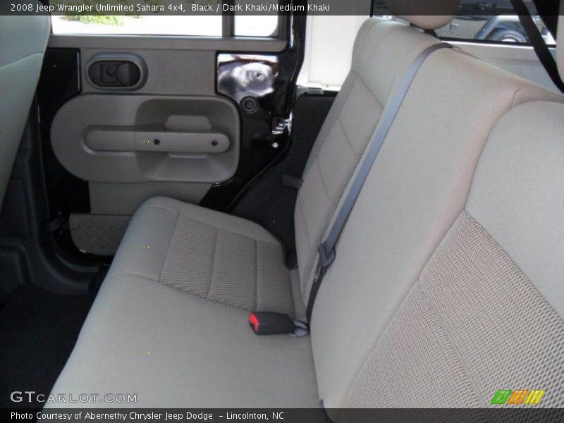 Black / Dark Khaki/Medium Khaki 2008 Jeep Wrangler Unlimited Sahara 4x4
