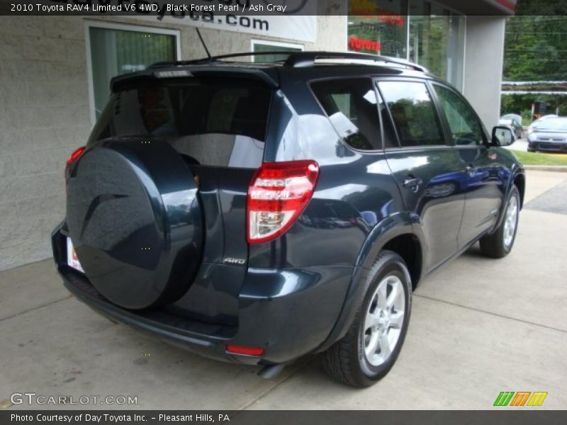 Black Forest Pearl / Ash Gray 2010 Toyota RAV4 Limited V6 4WD