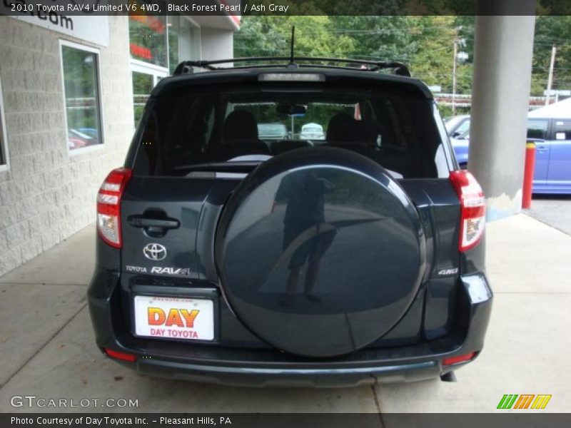Black Forest Pearl / Ash Gray 2010 Toyota RAV4 Limited V6 4WD