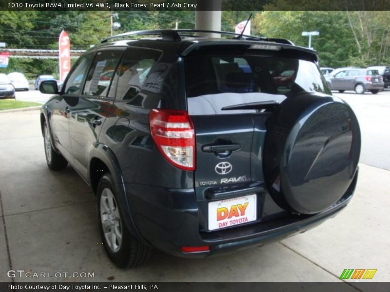 Black Forest Pearl / Ash Gray 2010 Toyota RAV4 Limited V6 4WD