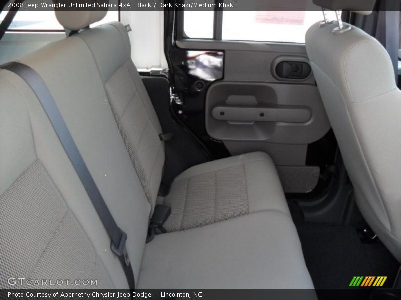 Black / Dark Khaki/Medium Khaki 2008 Jeep Wrangler Unlimited Sahara 4x4