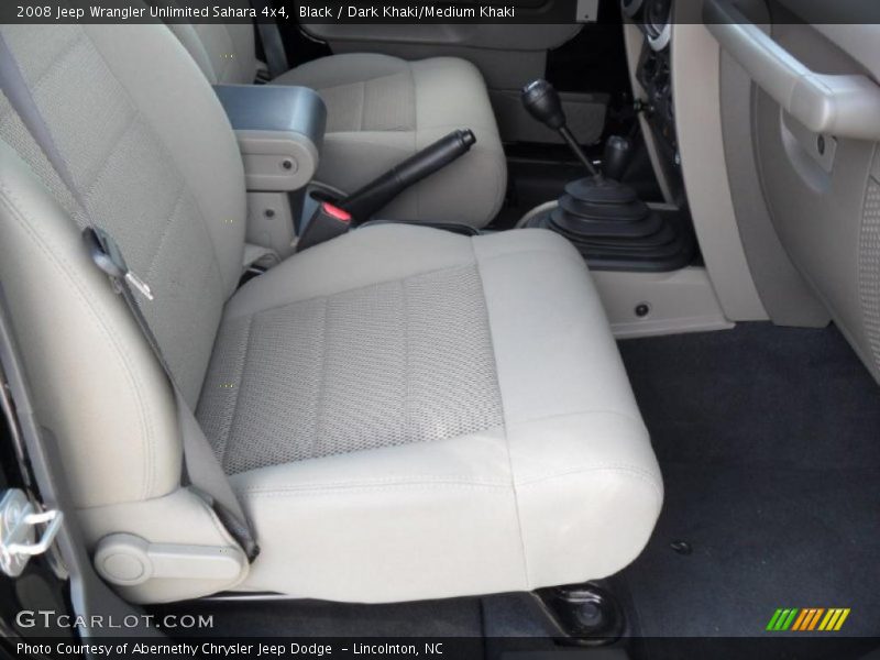 Black / Dark Khaki/Medium Khaki 2008 Jeep Wrangler Unlimited Sahara 4x4