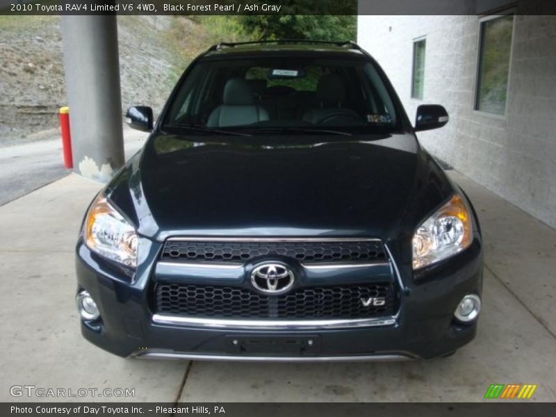 Black Forest Pearl / Ash Gray 2010 Toyota RAV4 Limited V6 4WD