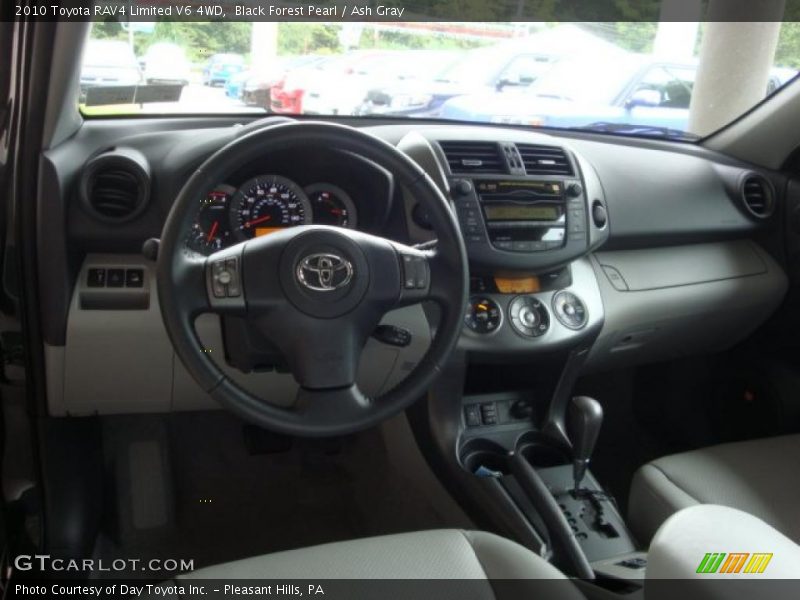 Black Forest Pearl / Ash Gray 2010 Toyota RAV4 Limited V6 4WD