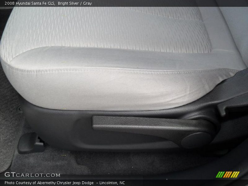 Bright Silver / Gray 2008 Hyundai Santa Fe GLS