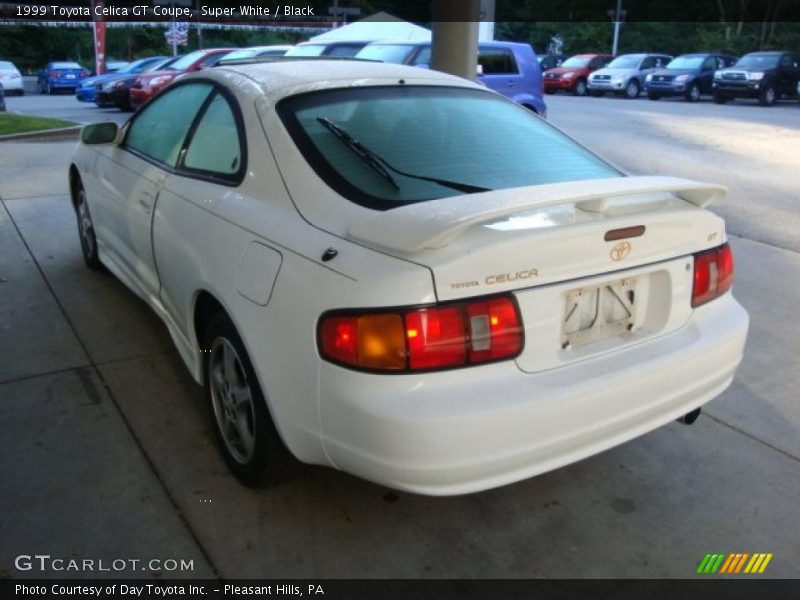 Super White / Black 1999 Toyota Celica GT Coupe