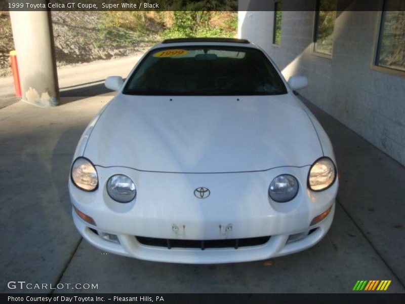 Super White / Black 1999 Toyota Celica GT Coupe