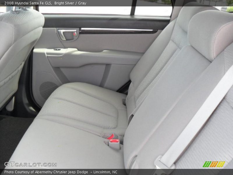 Bright Silver / Gray 2008 Hyundai Santa Fe GLS