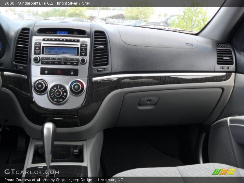 Bright Silver / Gray 2008 Hyundai Santa Fe GLS