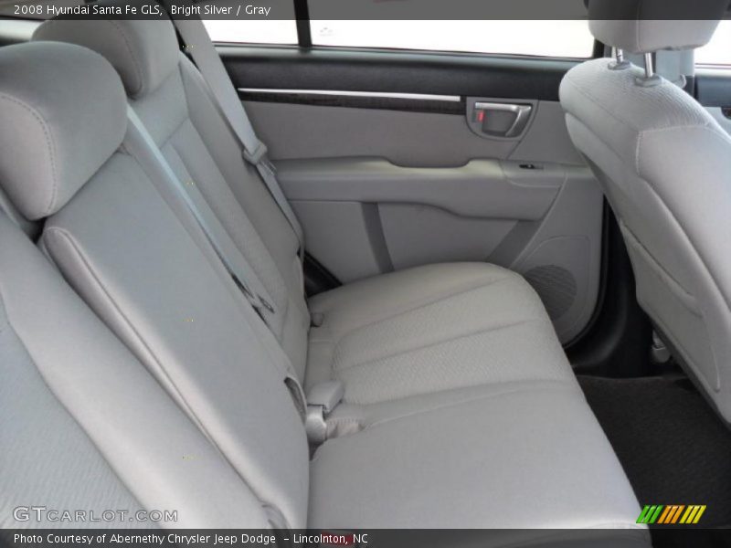 Bright Silver / Gray 2008 Hyundai Santa Fe GLS