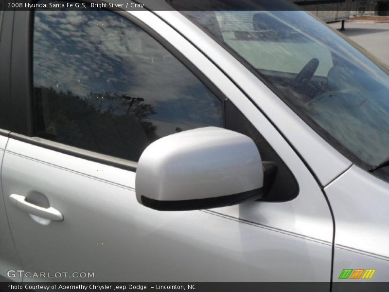 Bright Silver / Gray 2008 Hyundai Santa Fe GLS