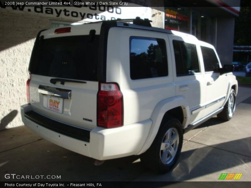 Stone White / Dark Slate Gray 2008 Jeep Commander Limited 4x4