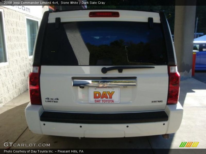 Stone White / Dark Slate Gray 2008 Jeep Commander Limited 4x4