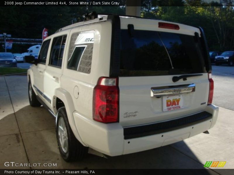 Stone White / Dark Slate Gray 2008 Jeep Commander Limited 4x4