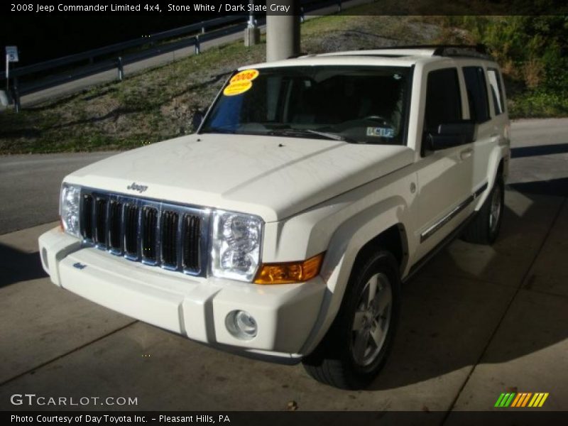 Stone White / Dark Slate Gray 2008 Jeep Commander Limited 4x4