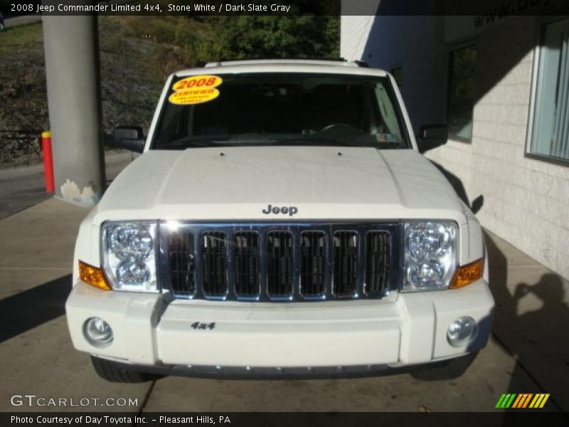 Stone White / Dark Slate Gray 2008 Jeep Commander Limited 4x4