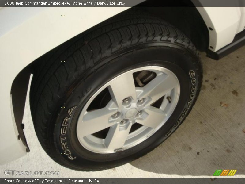 Stone White / Dark Slate Gray 2008 Jeep Commander Limited 4x4