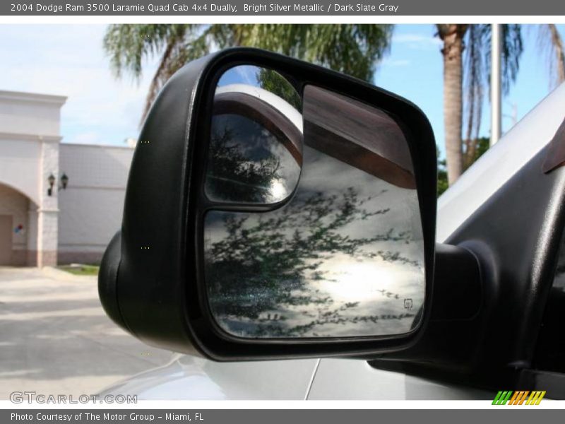 Bright Silver Metallic / Dark Slate Gray 2004 Dodge Ram 3500 Laramie Quad Cab 4x4 Dually